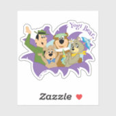 Sticker Yogi Ours et amis Surprise (Feuille)