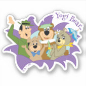 Sticker Yogi Ours et amis Surprise (Devant)