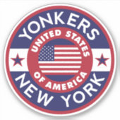 Sticker YONKERS, New York (Devant)