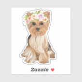 Sticker Yorkie (Feuille)