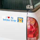 Sticker Yorkie Bumper - "Sammy" (Sur camion)