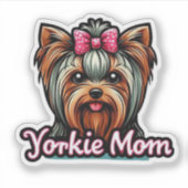 Sticker Yorkie Maman (Devant)