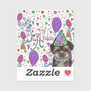 Sticker Yorkie Poo