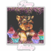Sticker Yorkie Poo (Devant)