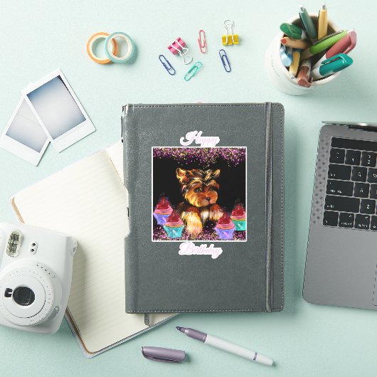Sticker Yorkie Poo (Couverture iPad)