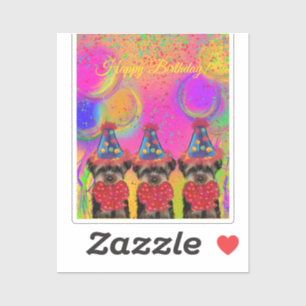 Sticker Yorkie Poo