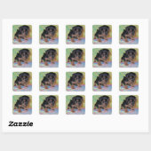 Sticker Yorkie Puppy (Feuille)