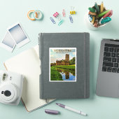 Sticker Yorkshire, Abbaye de Fountains, (Couverture iPad)
