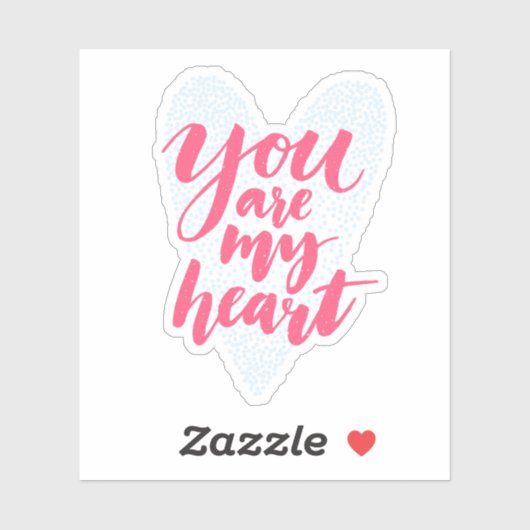 Sticker You Are My Heart (Feuille)