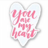 Sticker You Are My Heart (Devant)