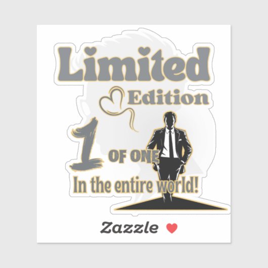 Sticker You Are One of One – Limited Edition Confidence (Feuille)