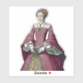 Sticker Young Elizabeth Tudor (Feuille)