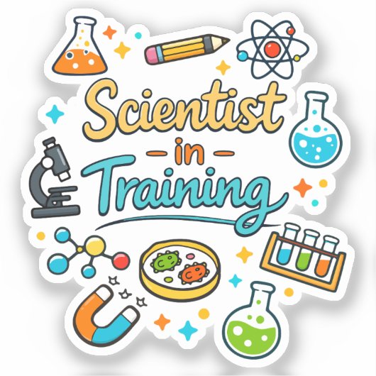 Sticker Young Scientist in Training Invitation (Recto)