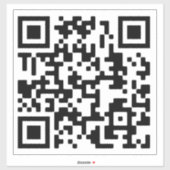 Sticker Your Business QR Code for Smart Phone Scanning (Feuille)