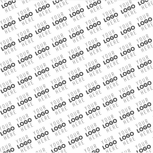 Sticker Your Logo Simple Repeating Diagonal Pattern (Devant)