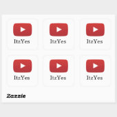 Sticker YouTube ItzYes (Feuille)