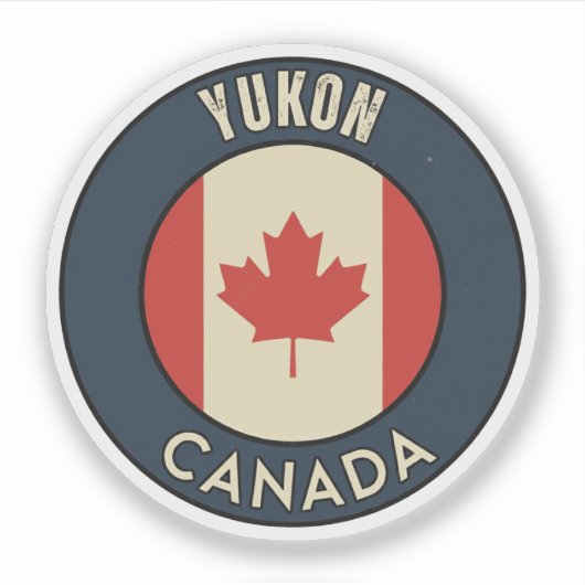 Sticker Yukon Canada (Devant)