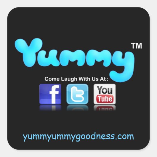 Sticker Yummy Yummyummygoodness.com (Devant)