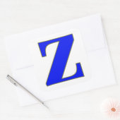 Sticker Z Lettre bleue (Enveloppe)