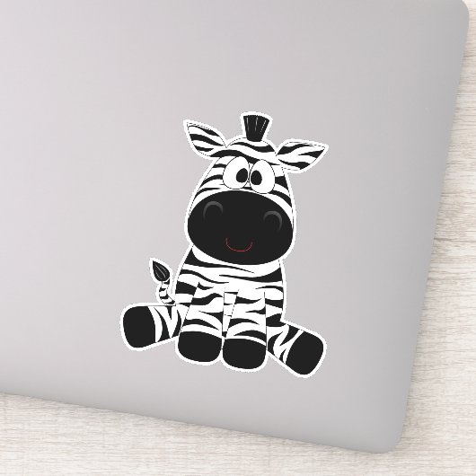 Sticker Zebra Custom-Cut Vinyl (Détail)