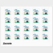 Sticker Zebra de sensibilisation EDS (Feuille)