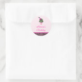 Sticker Zebra Print Ice Cream Favoriser (Sac)