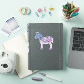 Sticker Zebra Strong Galaxy Colors (Couverture iPad)