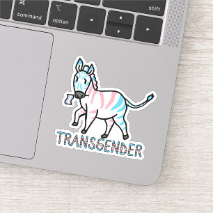 Sticker Zèbre transgenre