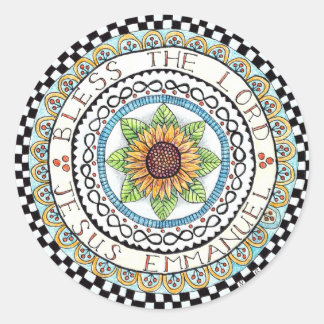 Sticker zegene de Here rondom