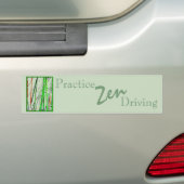Sticker 'Zen Bamboo' (En voiture)