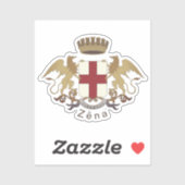Sticker Zêna coat of arms (Genova, Liguria) (Feuille)