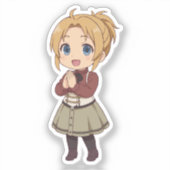 Sticker Zenith Greyrat Chibi Mage Maternelle (Recto)