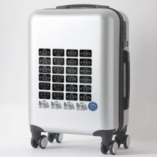 Sticker Zephyr Pattes (Sur valise)