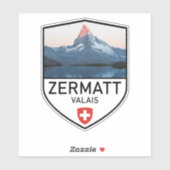 Sticker Zermatt Matterhorn (Feuille)