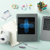Sticker Zia Soleil Bleu (Couverture iPad)
