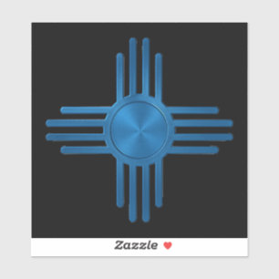 Sticker Zia Soleil Bleu