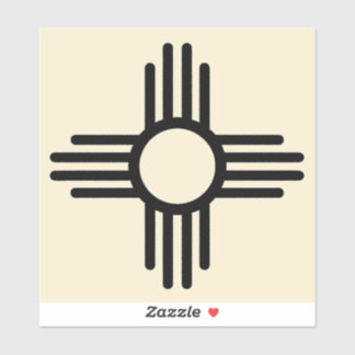 Sticker Zia Soleil Noir