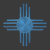 Sticker Zia Sun Blue  (Devant)