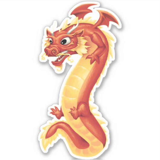 Sticker Zippy Dragon (Devant)