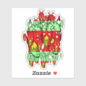 Sticker Zippy Trippy Alien Dazs G-Y (Feuille)