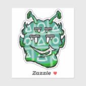 Sticker Zippy Trippy Alien Dazs XOXO (Feuille)
