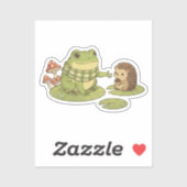 Sticker Zochi & Bramble le hérisson (Feuille)