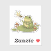 Sticker Zochi et Drift la libellule (Feuille)