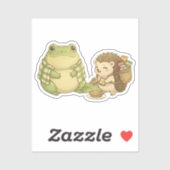 Sticker Zochi & Hazel le hérisson (Feuille)