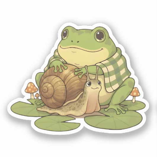 Sticker Zochi & Snoo l'escargot (Recto)