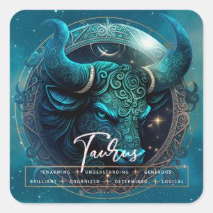 Sticker Zodiac Imaginaire de Taurus céleste