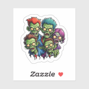 Sticker Zombie Apocalypse
