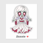 Sticker Zombie Banshee (Feuille)