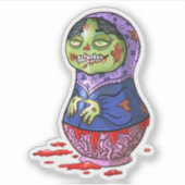 Sticker Zombie Matryoshka Doll (Devant)