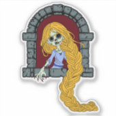 Sticker Zombie Rapunzel (Devant)